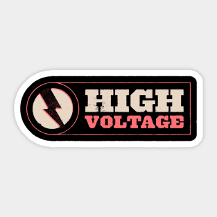 High Voltage / 2 Sticker